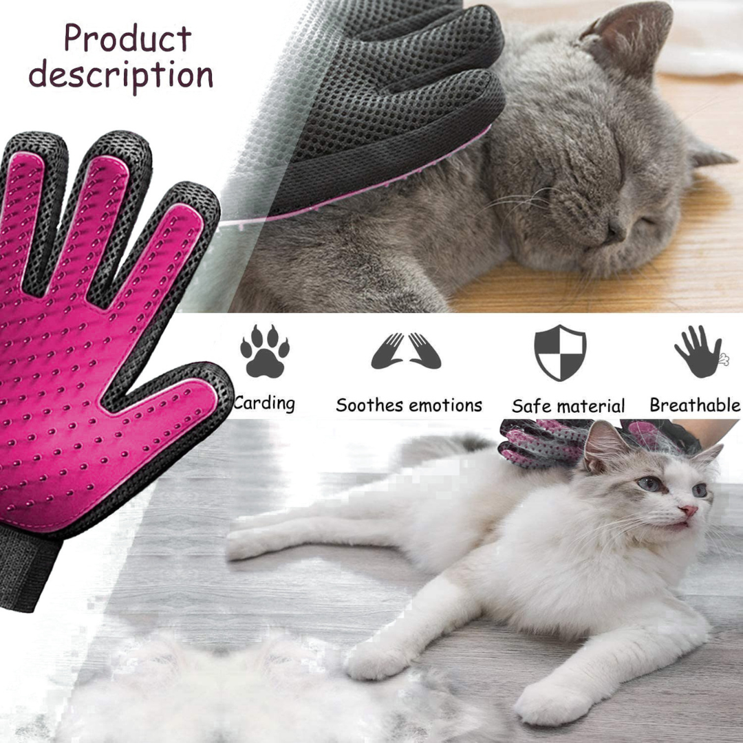 Pet Grooming Gentle Deshedding Brush Glove Pet Factory New Zealand