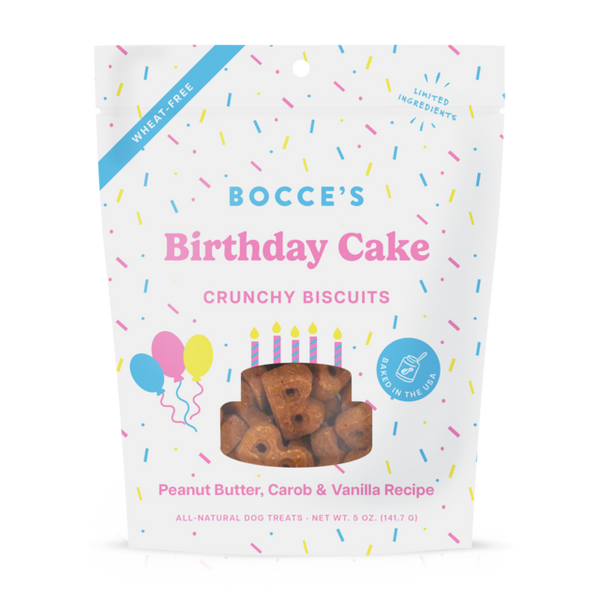 Bocce's Birthday Cake Biscuits Dog Treats