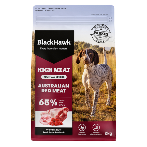 Black Hawk High Meat Australian Red Meat Recipe Dry Dog Food