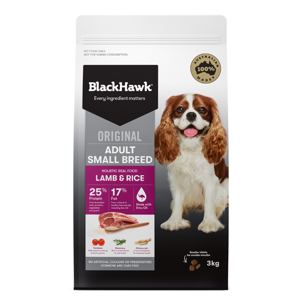 Black Hawk Original Adult Small Breed Lamb & Rice Dry Dog Food