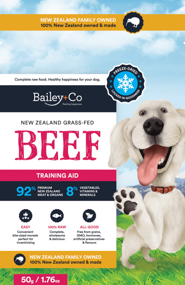 Bailey+Co Beef Freeze Dried Training Aid  Dog Treats