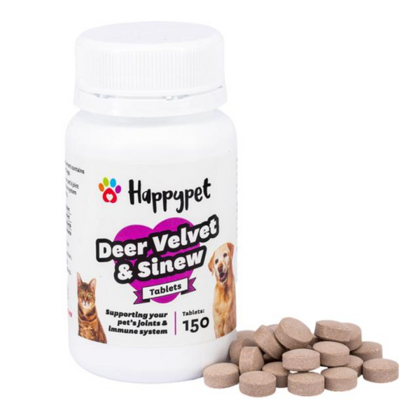 Happypet Velvet and Sinew Tablets for Cats & Dogs Health Supplement