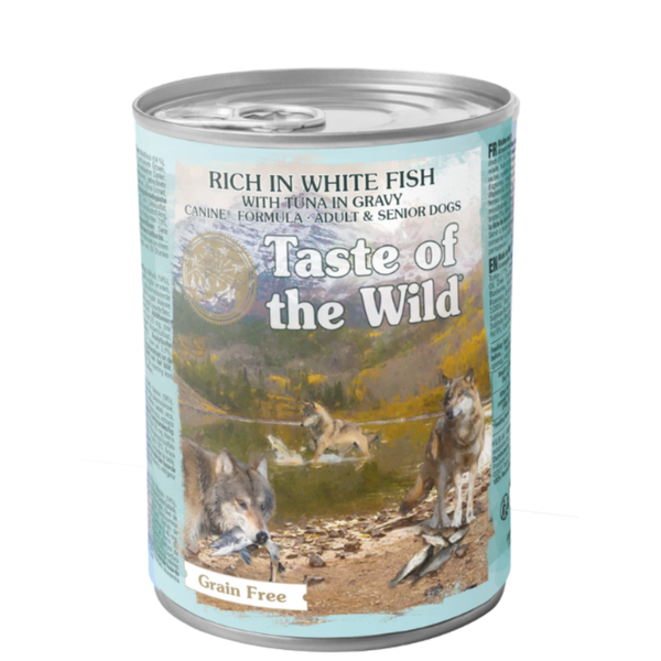Taste of the Wild Whitefish Tuna In Gravy Wet Dog Food