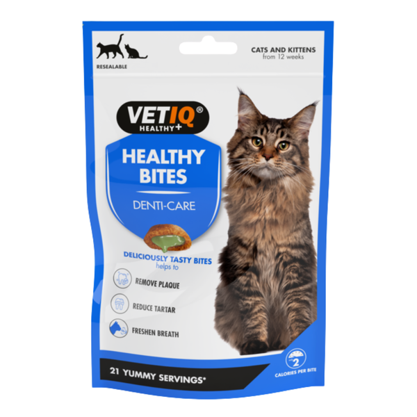 VetIQ Healthy Bites Breath & Dental Cat Treats