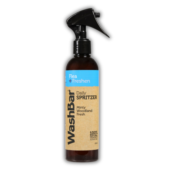 WashBar Flea Protection Freshening Spritzer for Dogs