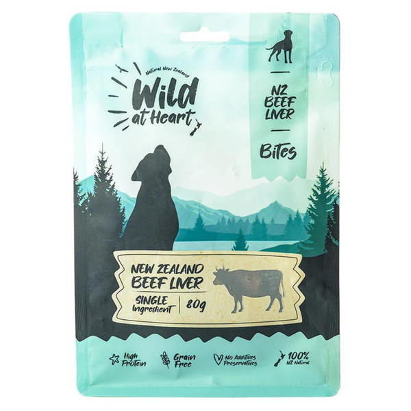 Wild at Heart Air Dried Beef Liver Dog Treats