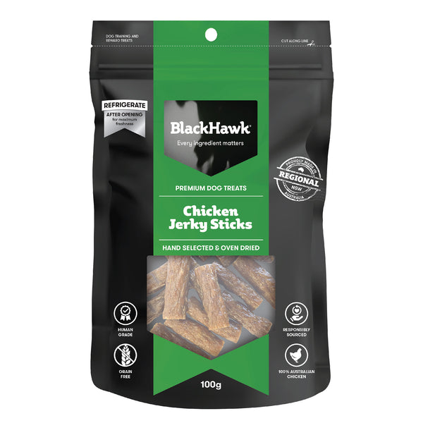 Black Hawk Chicken Jerky Sticks Dog Treats