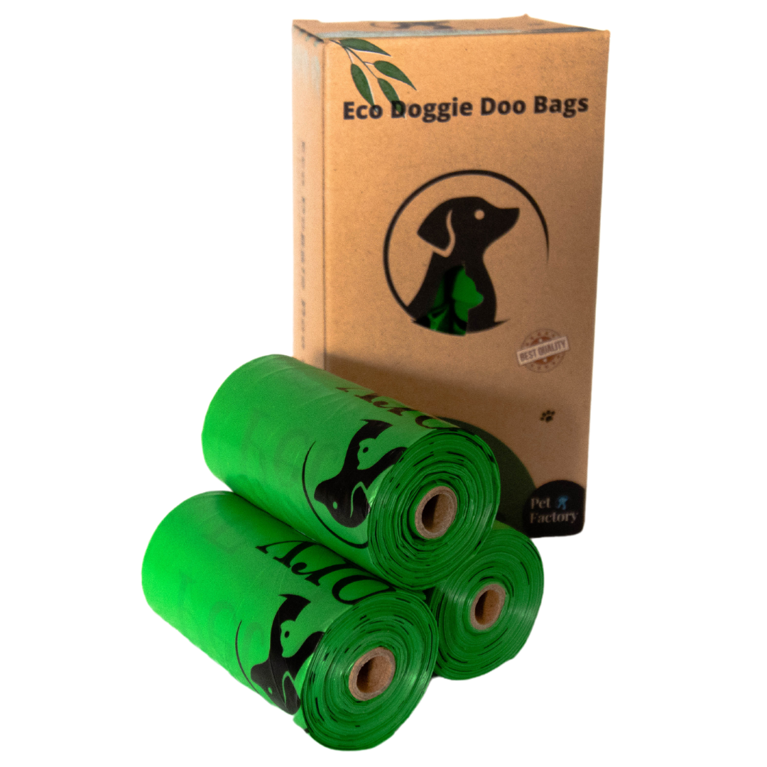 Dog Poop Bags Eco Doggie Doo Bags 120 Bags 8 Rolls Pet