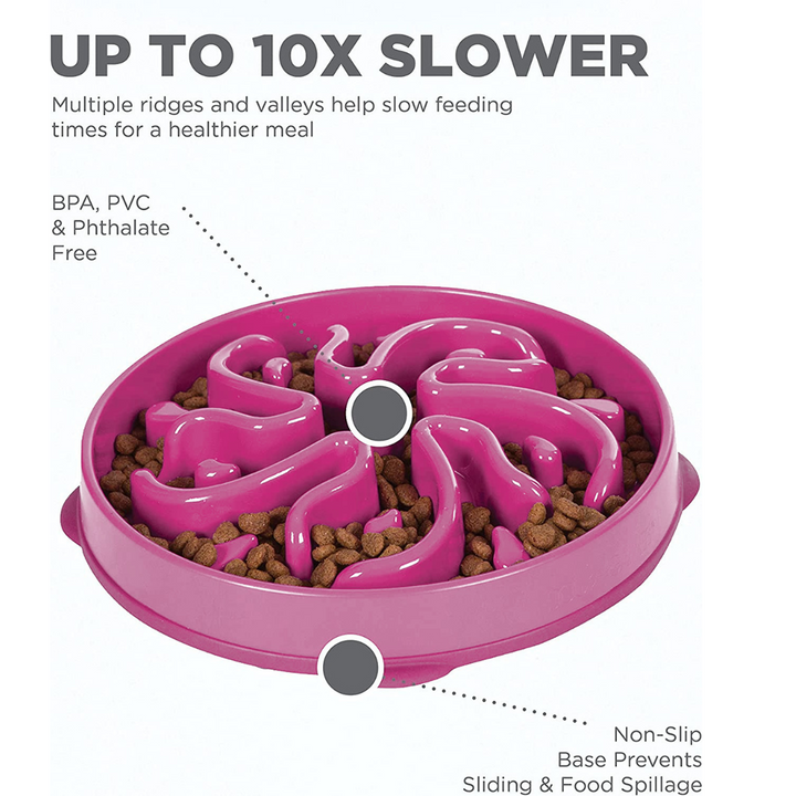 Fun Feeder Slo Bowl, Slow Feeder Dog Bowl – Pet Factory New Zealand