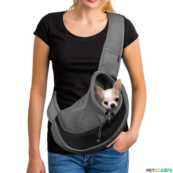 Pet Sling Carrier Breathable Mesh Travel Safe Bag for Dogs Cats